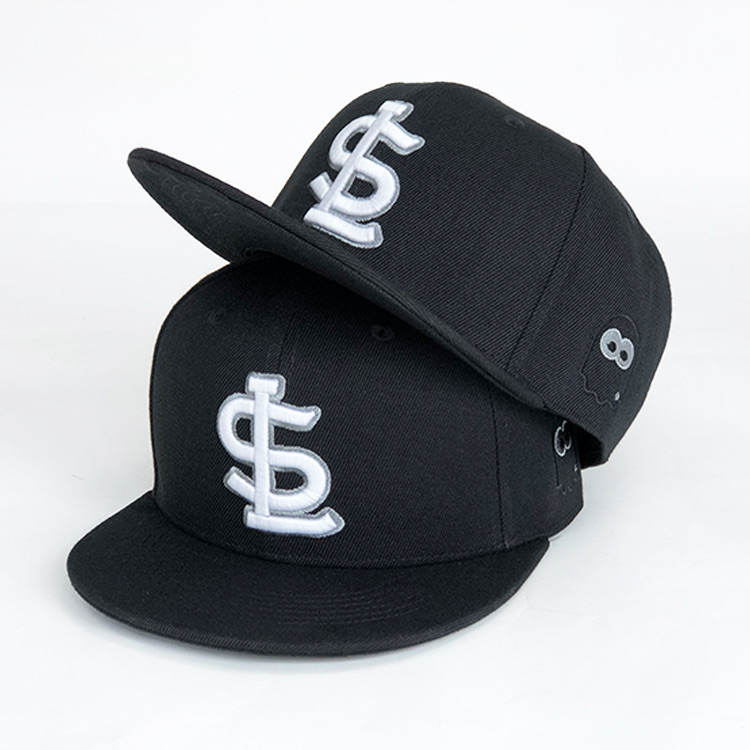 Reflective & specialty thread — custom cap detail